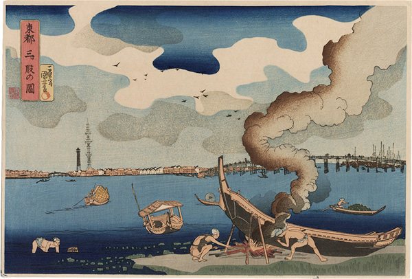 Kuniyoshi “Picture of Mitsumata, Edo【Reproduction】”