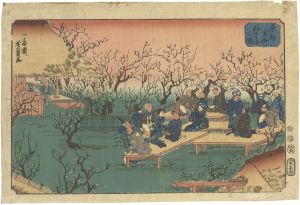 芳員「東都名所　梅屋輔之図」