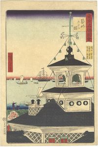 広重三代「東京名勝図会　築地ホテル館」