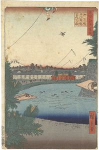 広重初代「名所江戸百景　山下町日比谷外さくら田」