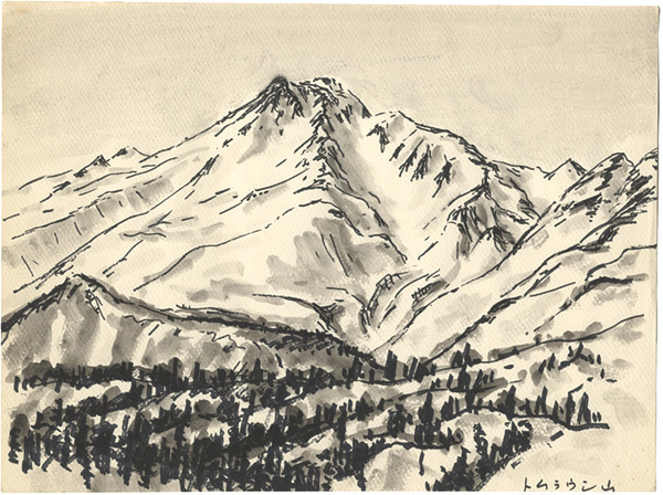 坂本直行「自筆画稿 トムラウシ山」