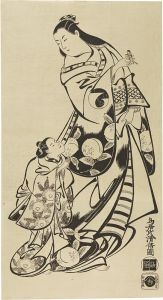 Kiyomasu I / Courtesan and Her Attendant 【Reproduction】 [太夫と禿【復刻版】]
