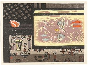 橋本興家「花と魚」