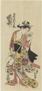 奥村一流おどり子風　むねあけ三幅対 なつもよう【復刻版】