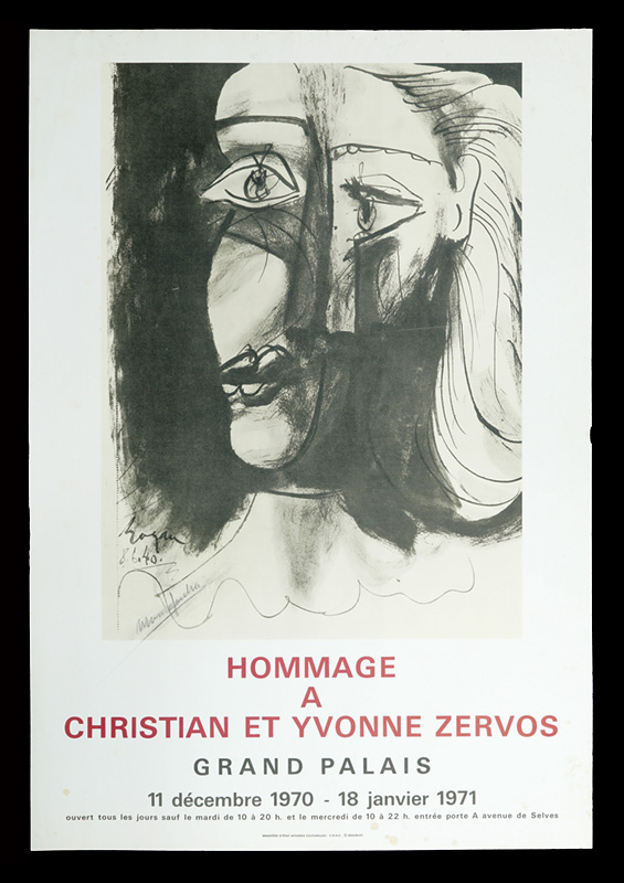 Pablo Picasso “Hommage a Christian et Yvonne Zervos”