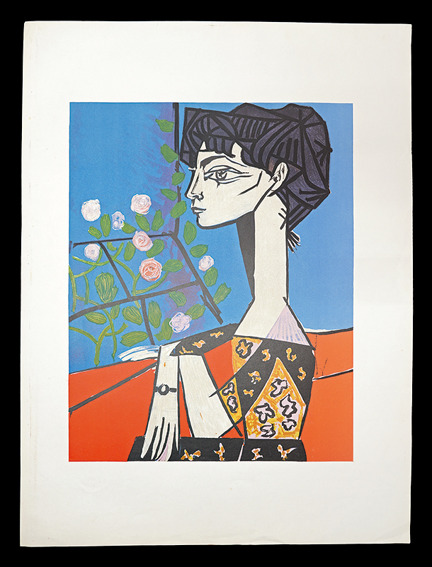 Pablo Picasso “Portrait of Jacqueline roque”