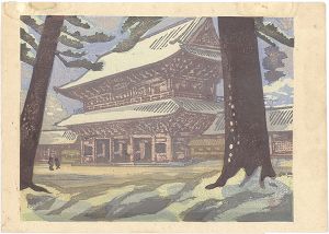 Yamaguchi Gen / Recollections of Tokyo / Zojoji Temple in Shiba