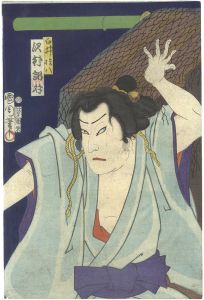 国周「千歳鶴東入双六」