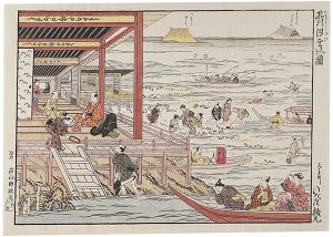 師政「品川汐干の図【復刻版】」