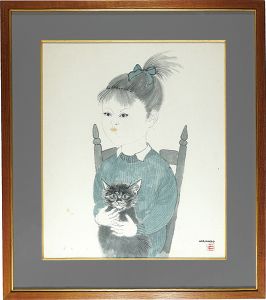 中村直人「猫と少女」