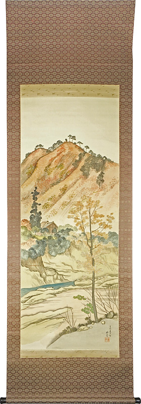 Ishii Hakutei “Scroll Painting : Autumn in Chichibu Nagatoro”