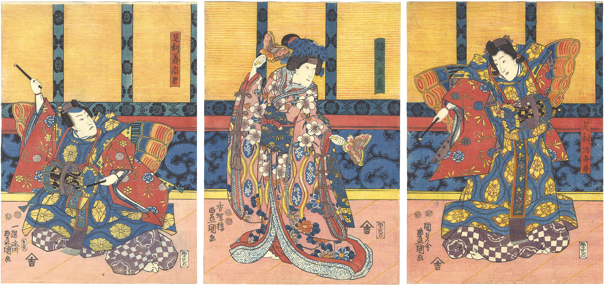 豊国三代「東山桜荘子」