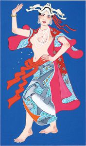 石原七生「お祭り衣装　撞木鮫」