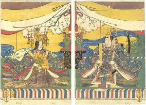 国貞初代「内裏雛（仮題）」