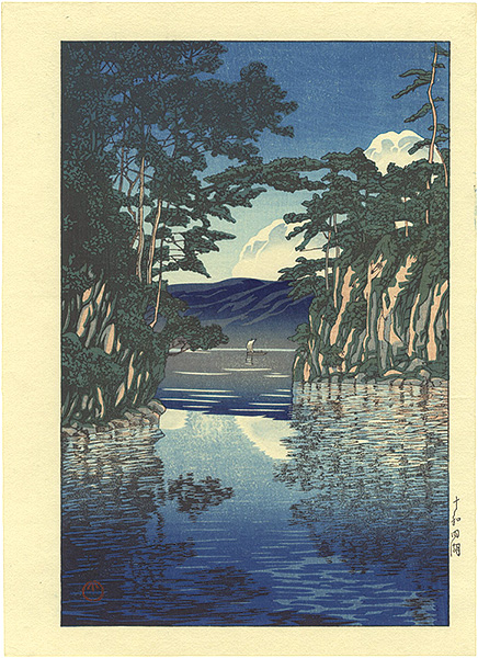 川瀬巴水「十和田湖」