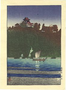 Kawase Hasui / Kiso River (Inuyama)