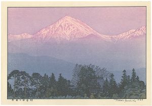 吉田遠志「早春の安曇野」