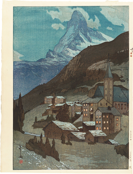 Yoshida Hiroshi “The Matterhorn at Night”