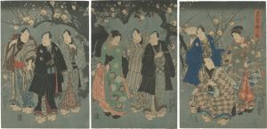 豊国三代「春宵梅の魁」