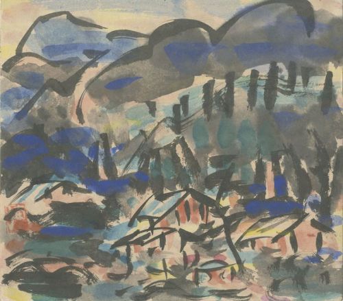 Munakata Shiko “Narukami Mountain”