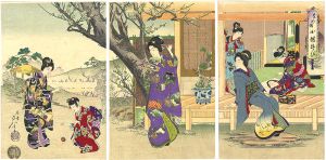 延重「東風俗小供遊び」
