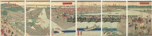 貞秀「横浜鉄橋之図」
