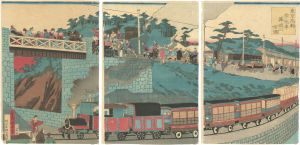 東京高輪蒸気車鉄道之全図