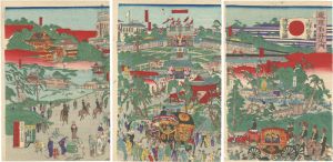 東京名所之内　上野勧業博覧会図