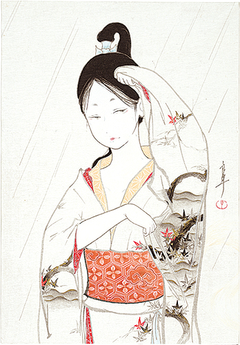 島﨑良平「雨中女狐」