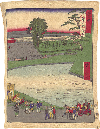 一景「東京名所四十八景　外さくら田」