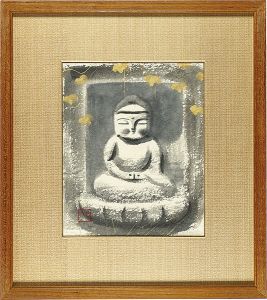 穐月明「野の佛」