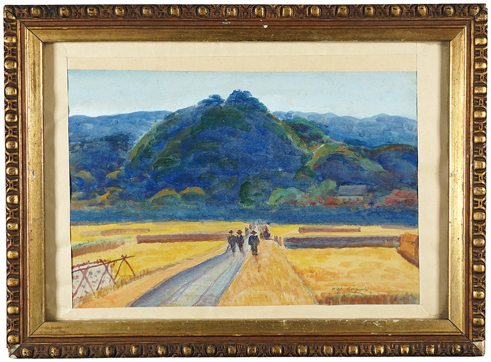 Koizumi Kishio “Afternoon Mountain View (Tesshu-templ) : Shimizu city”