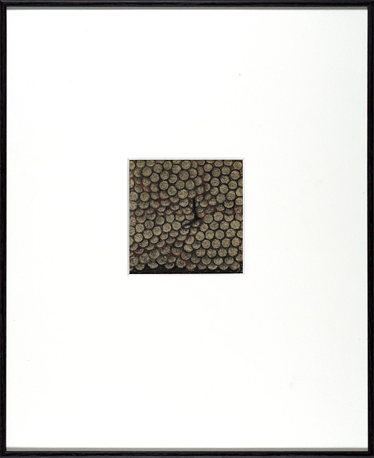浜口陽三「緑と紫のぶどう下絵」
