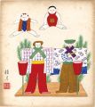 Shikishi Paper Board: Dolls