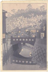 笠松紫浪「下田の街」