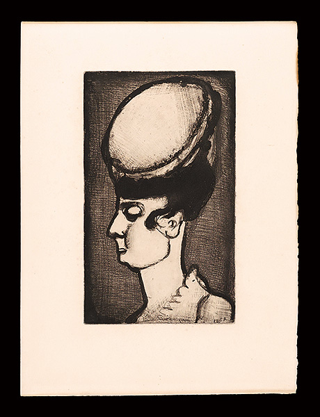 Georges Rouault “Reincarnations du pere Ubu : Mademoiselle Irma”