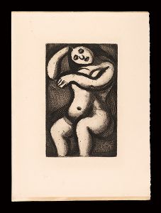 Georges Rouault / Reincarnations du pere Ubu : Nu Assis