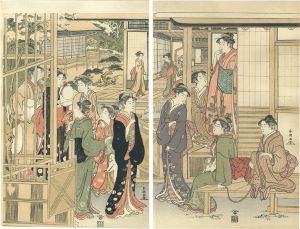 春潮「蹴鞠を催し前祝の図【復刻版】 」