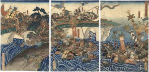 Yoshitsuna / Empress Jingu Attacks the Three Korean Kingdoms [神功皇后三韓征伐図]