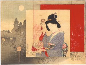 鈴木華邨「木版口絵」
