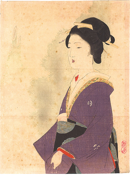武内桂舟「木版口絵」
