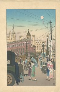 中澤弘光「早春の日本橋」