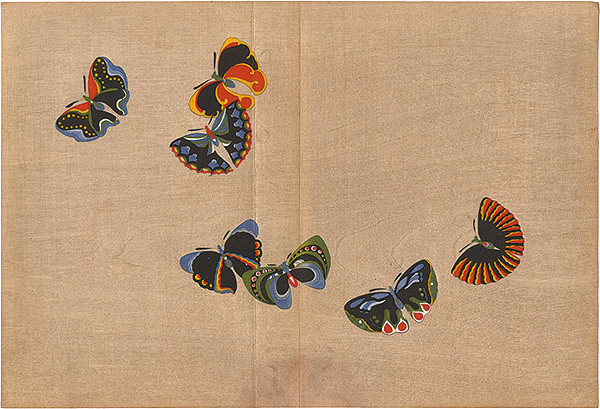 Kamisaka Sekka “A Print from a Thousand Butterflies”