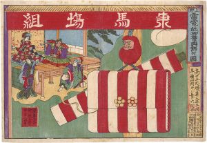 作者不詳「上野雷電社御祭典飾付図」