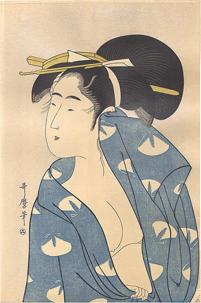 Utamaro “Women after the Bath【Reproduction】”