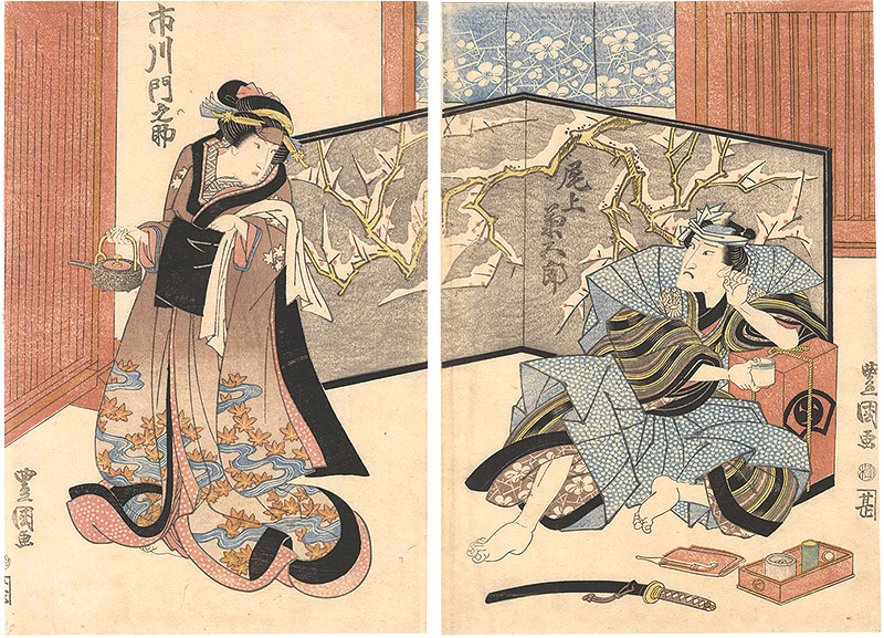 豊国初代「芝居絵」