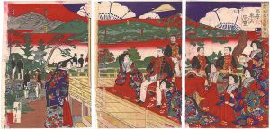広重三代「諸国名所図会内　西京東山一覧」