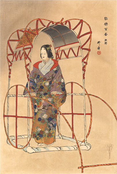 Tsukioka Kogyo “One Hundred Noh Plays / Kumano”