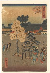 広重二代「東都三十六景　本郷通り」