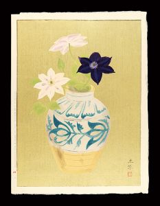 奥村土牛「瓶花」
